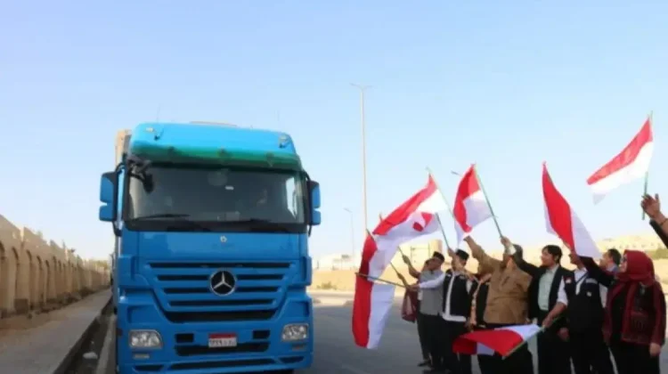 Baznas RI Kirim 10 Truk Kontainer Pangan untuk Rakyat Palestina