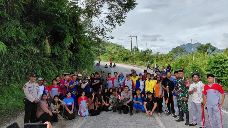 Polsek Aralle dan Masyarakat Bersinergi Wujudkan Lingkungan Bersih