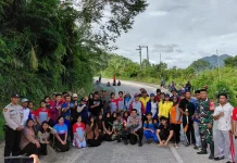 Polsek Aralle dan Masyarakat Bersinergi Wujudkan Lingkungan Bersih