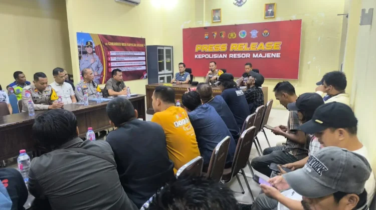 Polresta Majene Ajak Media Perkuat Kolaborasi Informasi Publik