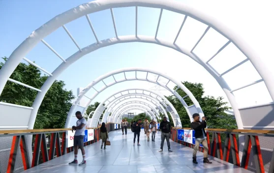 JPO JIS–Ancol Jadi Ikon Baru Jakarta Utara