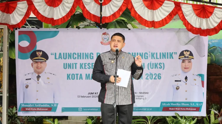Wali Kota Makassar Dorong UKS Sekolah Jadi Pusat Edukasi Kesehatan