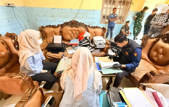 Kejari Sungai Penuh  Geledah  Dinas Damkar Kota Sungai Penuh