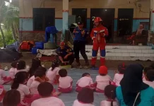 Sudin Gulkarmat Edukasi Siswa KB-RA Pulau Panggang