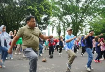 Pemkab Merangin Gelar Goro dan Senam Sehat Serentak