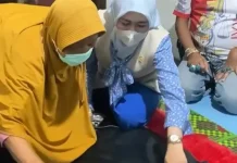 Ketua DPRD Cianjur Metty, Kunjungi Bocah Pengidap TBC