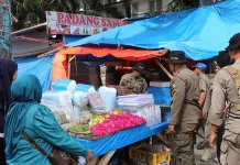 Satpol PP Padang Perketat Pengawasan Pasar Raya
