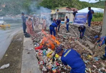 Dukung ASRI, Dit Polairud Polda Gorontalo Bersihkan Pantai Botubarani