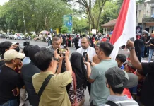 Aksi Tolak Keanggotaan BoP Digelar di Bondowoso