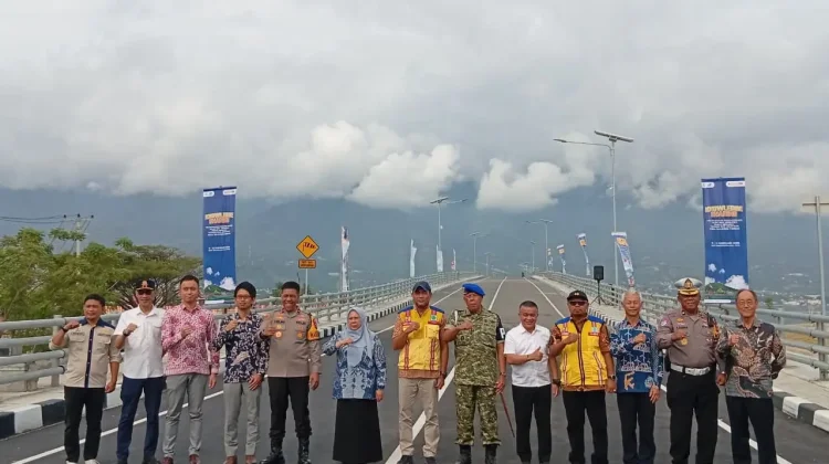 Peresmian Jembatan Palu 4 Simbol Kebangkitan Infrastruktur