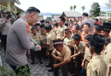 Mahasiswa STIK-PTIK Gelar Trauma Healing di SD Bale Atu
