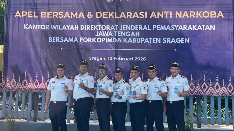 Lapas Brebes Ikuti Deklarasi Anti Narkoba di Sragen