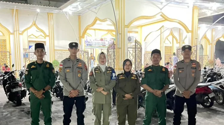 Satpol PP Subulussalam Jamin Keamanan Ibadah Tarawih Warga