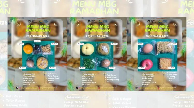 Menu Makan Bergizi Gratis Subulussalam Penuhi Standar AKG