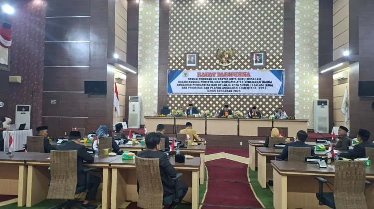 DPRK dan Pemko Subulussalam Sepakati Rancangan KUA-PPAS 2026