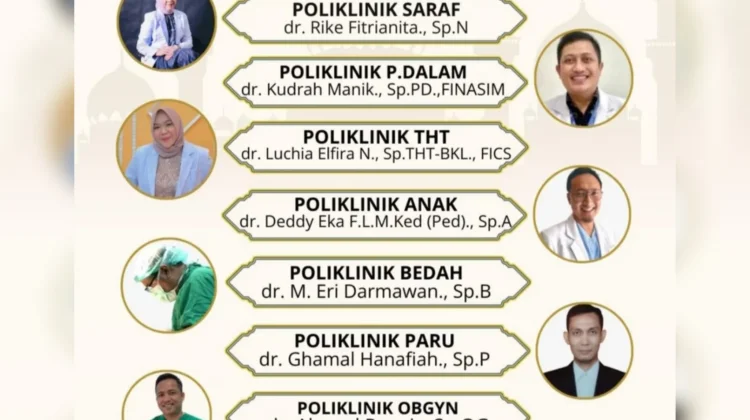 Jadwal Poliklinik RSUD Subulussalam Senin 16 Maret 2026