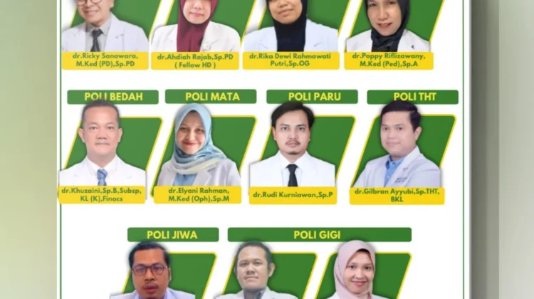 Jadwal  Dokter Spesialis RSUD Singkil 16 Maret