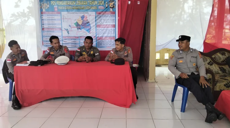 Polres Aceh Singkil Siapkan Pos Pengamanan/Pelayanan Selama Perayaan Lebaran