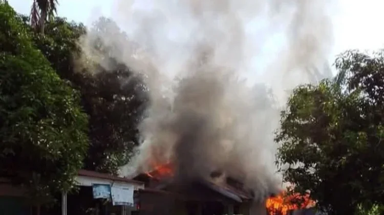 Satu Unit Rumah Warga di Singkil Terbakar