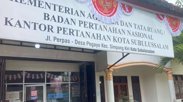 Layanan BPN Kota Subulussalam Aktif Kembali Pasca Lebaran