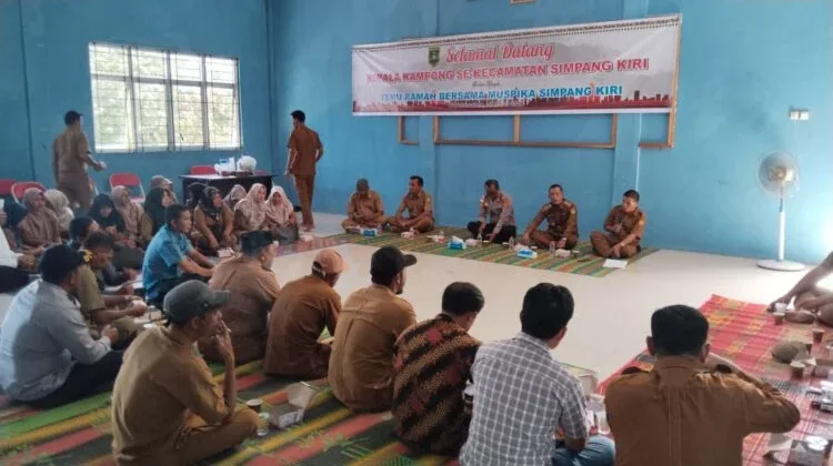 Plt Camat Simpang Kiri Perkuat Sinergitas Desa dan Pemko Subulussalam
