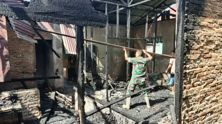Rumah di Gunung Meriah Aceh Singkil Ludes Terbakar