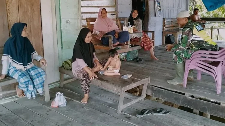 Prajurit TNI di Subulussalam Ajak Ibu Rumah Tangga Perkuat Ketahanan Desa