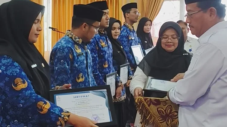 Puluhan ASN di Singkil Dilantik, Bupati Minta Tingkatkan Integritas dan Pelayanan