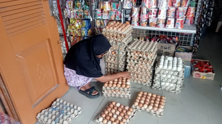 Harga Telur diSingkil Merangkak Naik