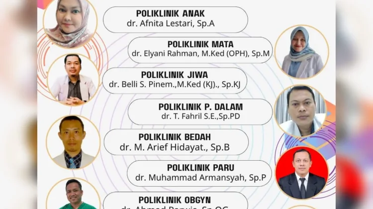 Jadwal Poliklinik Spesialis RSUD Subulussalam Kamis 23 April 2026