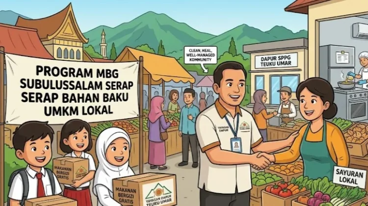 Program Makanan Bergizi Subulussalam Serap Bahan Baku UMKM Lokal