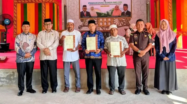 Tiga Lembaga Negara Bersatu Tuntaskan Administrasi Tanah Wakaf di Abdya