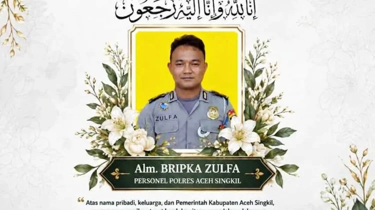 Seorang Personel Polres Aceh Singkil Meninggal Dunia saat Upacara