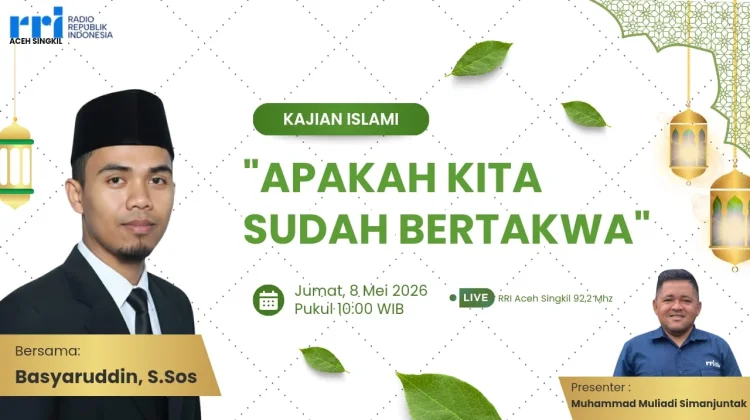 Ustadz Ajak Pendengar Muhasabah,  Tekankan Pentingnya Evaluasi Takwa