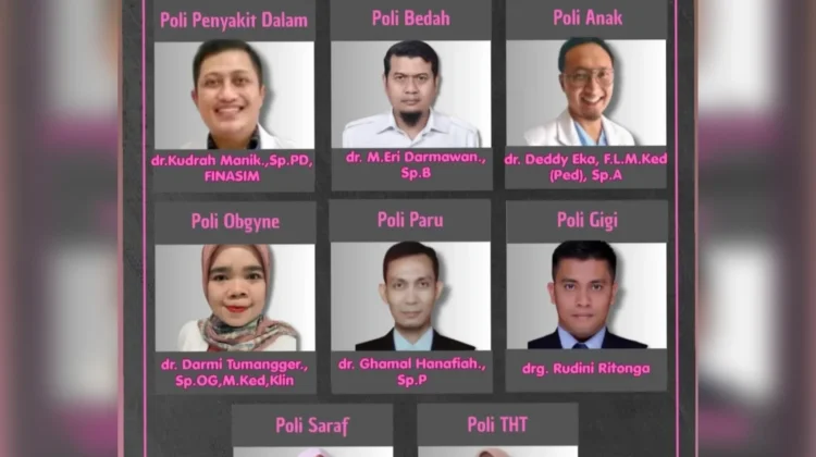 Jadwal Poliklinik RSUD Subulussalam Senin 11 Mei 2026