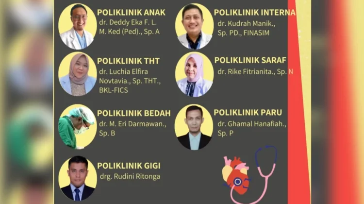 Jadwal Poliklinik RSUD Subulussalam Senin 18 Mei 2026