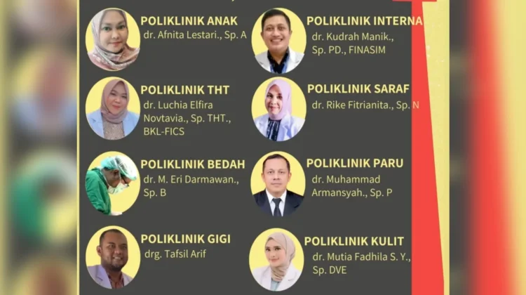 Jadwal Poliklinik RSUD Subulussalam Rabu 20 Mei 2026