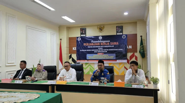 Tiga Instansi di Subulussalam Bersinergi Amankan Aset Sertifikasi Tanah Wakaf