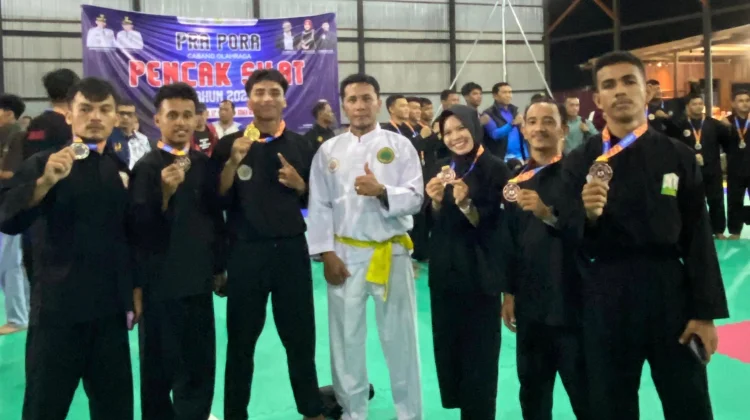 Sejumlah Atlet Silat Singkil Sabet Medali Emas Pra-PORA 2026