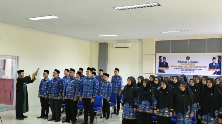 Lantik 38 ASN Subulussalam Jadi PNS 100%, Tegaskan Amanah Pelayanan ke Masyarakat