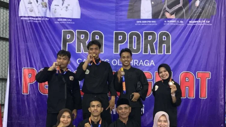Pesilat Aceh Singkil Boyong Lima Medali di Pra-PORA 2026, Raih Satu Emas