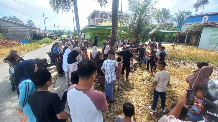 Warga Malahayati Subulussalam Ramaikan Lokasi Penyembelihan Hewan Kurban