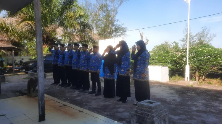Angkasawan -angkasawati RRI Singkil Gelar Apel Hari Lahir Pancasila virtual zoom.