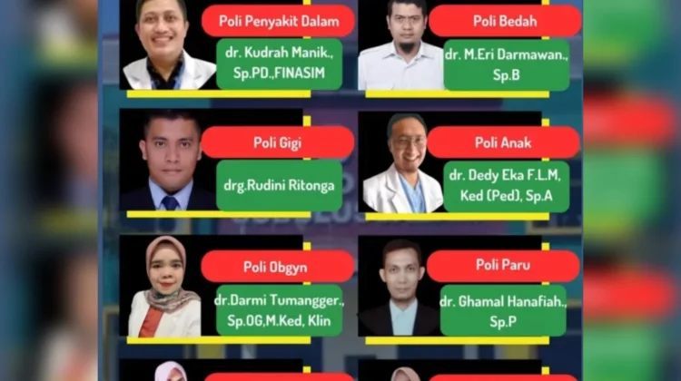 Jadwal Poliklinik RSUD Subulussalam Senin 8 Juni 2026