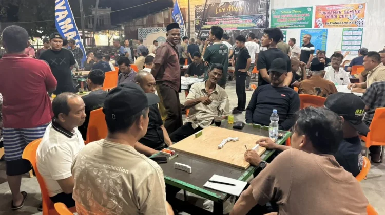 Turnamen Domino di Subulussalam Jadi Wadah Pererat Silaturahmi Polri dan Warga