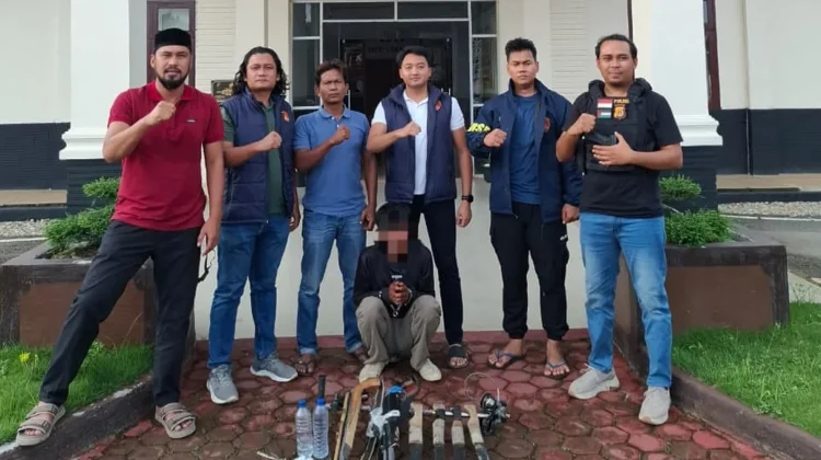 Ancam Keluarga Pakai Senapan, Seorang Pria di Subulussalam Ditangkap Polisi