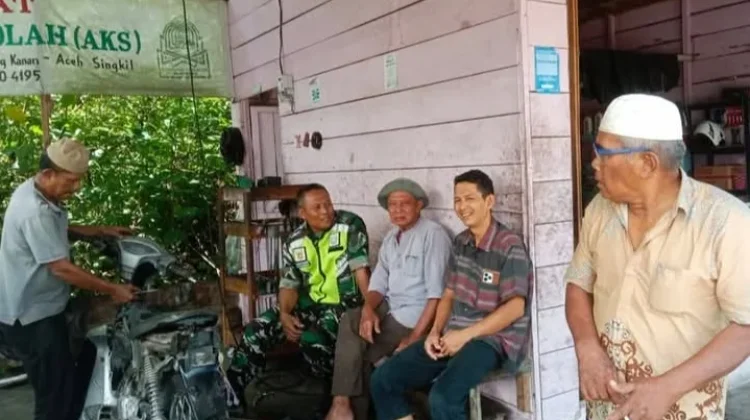 Babinsa Ajak Masyarakat tetap Jaga Toleransi dan Kerukunan Umat Beragama
