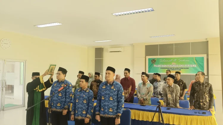 Pelantikan Pejabat Baru Jadi Penguatan Fondasi Pelayanan Kemenag Subulussalam