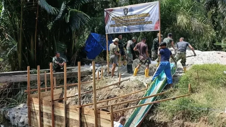 Konektivitas Terbuka, Pengecoran Jembatan di Subulussalam Dikebut