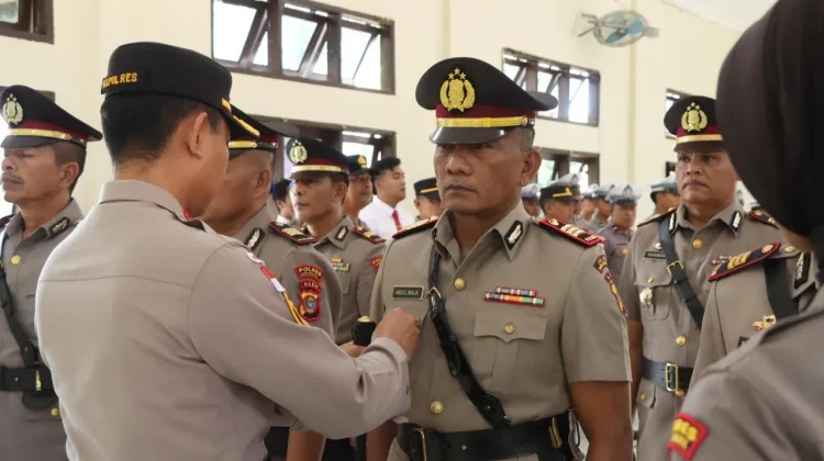 Sejumlah Pejabat Polres Aceh Singkil Diganti
